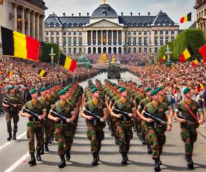 Défilé militaire belge fête nationale du 21 juillet