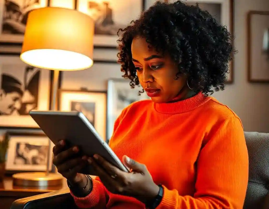 Une femme qui lit des citations pour développer sa culture générale
