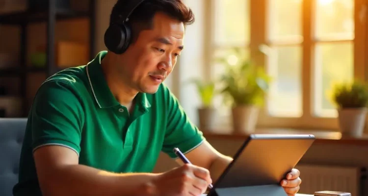 Utilisation de la transcription audio pour l'apprentissage du français