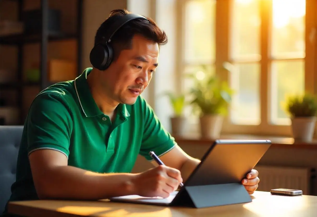 Utilisation de la transcription audio pour l'apprentissage du français